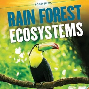 A book cover showing a picture of a toucan in a rainforest