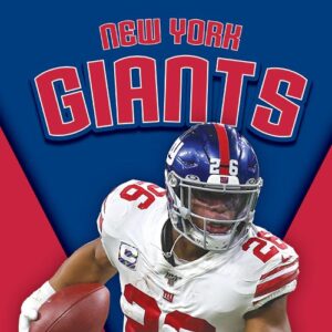 A book cover with a New York Football player
