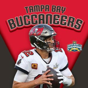 A book cover showing a Tampa Bay football player