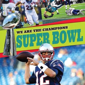 A book cover showing pictures from a Super Bowl game