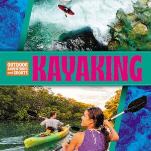 A book cover showing a group of people kayaking in a stream