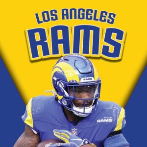 A book cover showing a Los Angelos football player