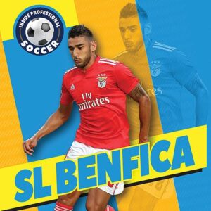 A book cover showing a Benfica soccer player