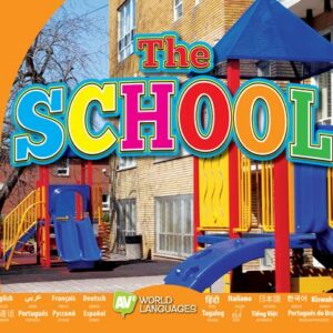 A picture of a school playground is on this book cover