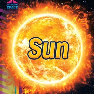 A book cover showing a close up picture of the sun