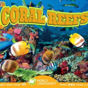 A book cover with a picture of a colorful coral reef and fish swimming in it