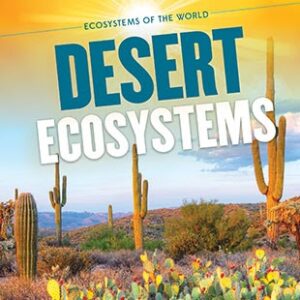 A book cover showing several cactus in a desert