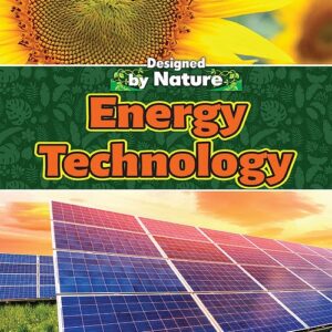 A book cover showing solar panels in a bright sky