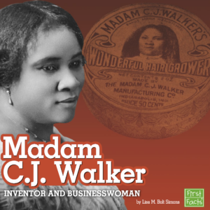 A book cover with a photo of Madam CJ Walker