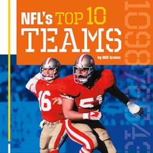 A book cover showing two NFL football players