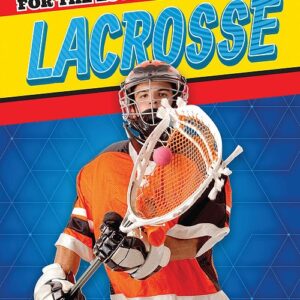 A book cover showing a lacrosse player catching a ball