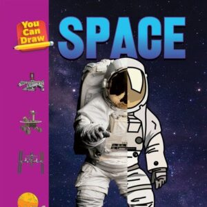 A book cover showing a drawing of an astronaut