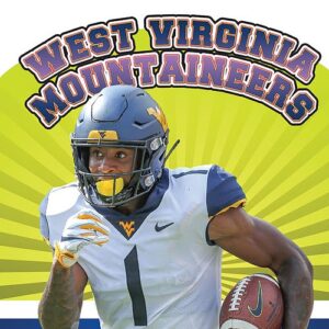 A book cover showing a West Virginia football player