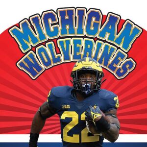 A book cover showing a football player