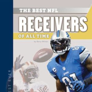 A book cover showing a pro football receiver