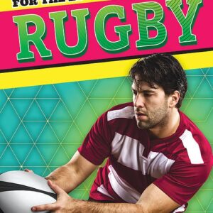 A book cover showing a rugby player holding the ball