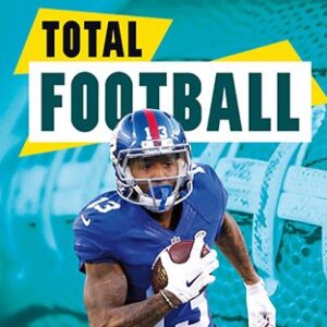 A book cover showing a picture of a football player running