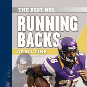 A book cover showing a pro football running back