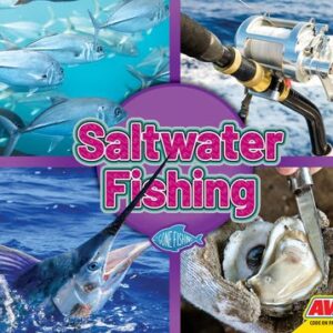 A book cover with four pictures of saltwater fish