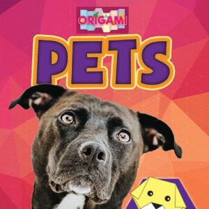 A book cover showing a dog and an origami dog