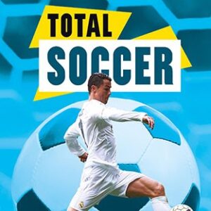 A book cover with a picture of a pro soccer player in a white uniform