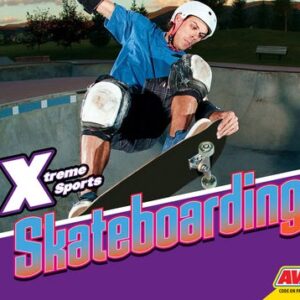 A book cover showing a skateboarder doing a trick
