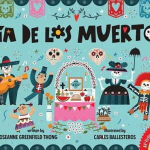 A book cover with several colorful examples of latin art