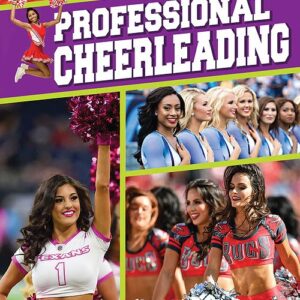 A book cover showing three professional cheerleading teams