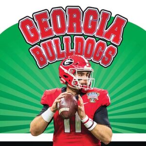 A book cover showing a Georgia football player