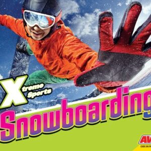 A book cover showing a person doing a snowboard trick