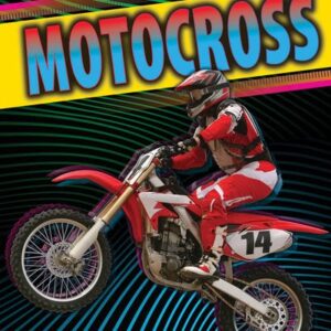 A book cover showing a motocross rider doing a jump
