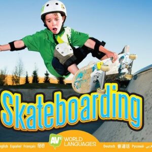 A book cover with a picture of a young skateboarder