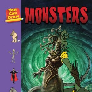 A book cover showing a drawing of Medusa