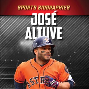 A book cover showing José running bases