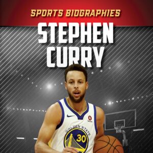 A book cover showing a picture of Stephen Curry dribbling a basketball