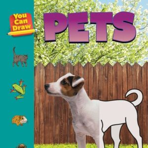 A book cover showing a dog and a drawing of the dog