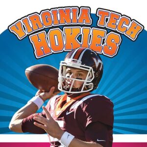 A book cover showing a Virginia Tech football player