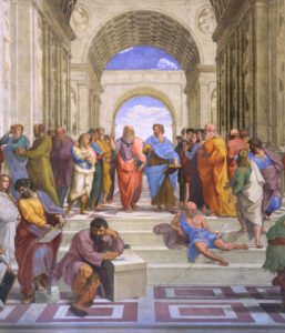 The School of Athens painting