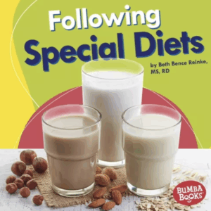Book cover showing three different plant based milks