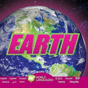 Book cover with a graphic of earth from space showing North and Central America