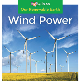 Book cover showing several large windmills