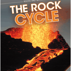 Book cover showing a volcano erupting with lava shooting up