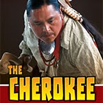 Book cover showing a Cherokee man in traditional clothing