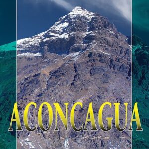 Book cover with a picture of Aconcagua