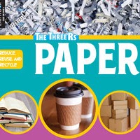 Book cover showing shredded paper and books