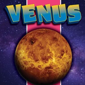 Book cover showing the planet Venus up close