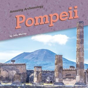 Book cover showing a modern photo of Pompeii