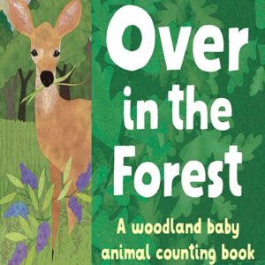 Book cover showing a drawing of a deer in a forest