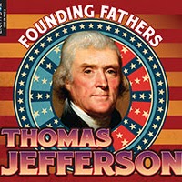 Book cover with a portrait of Thomas Jefferson