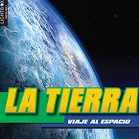 Book cover showing earth from space